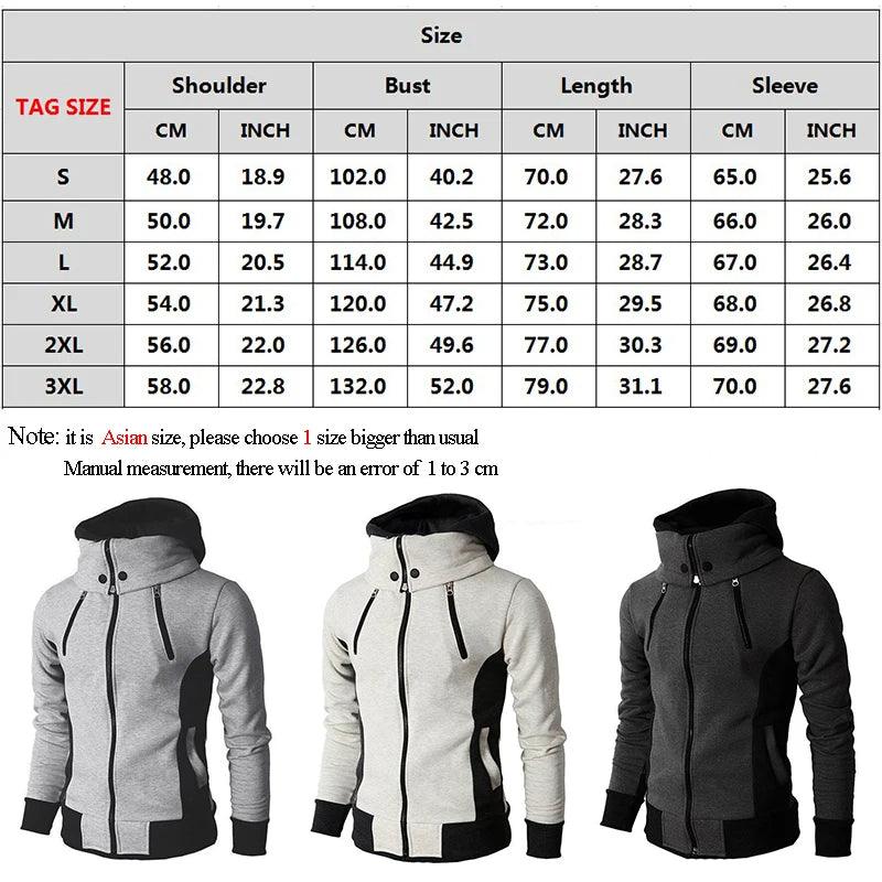 Men Hooded Fake Two Piece Sports Cardigan Slim - Glooosy Store