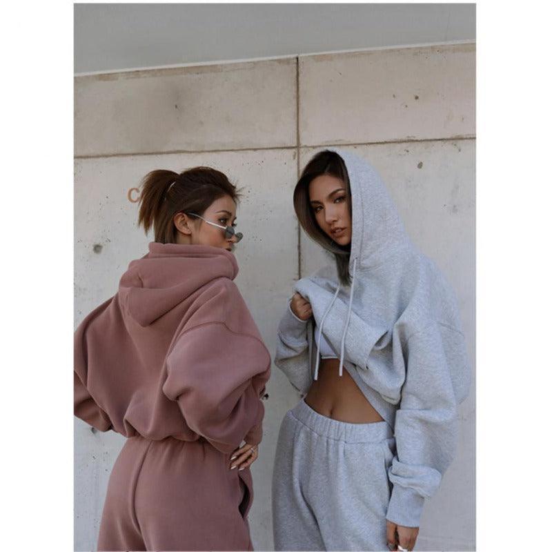 Women New Casual Hoodie Sports Suit - Glooosy Store