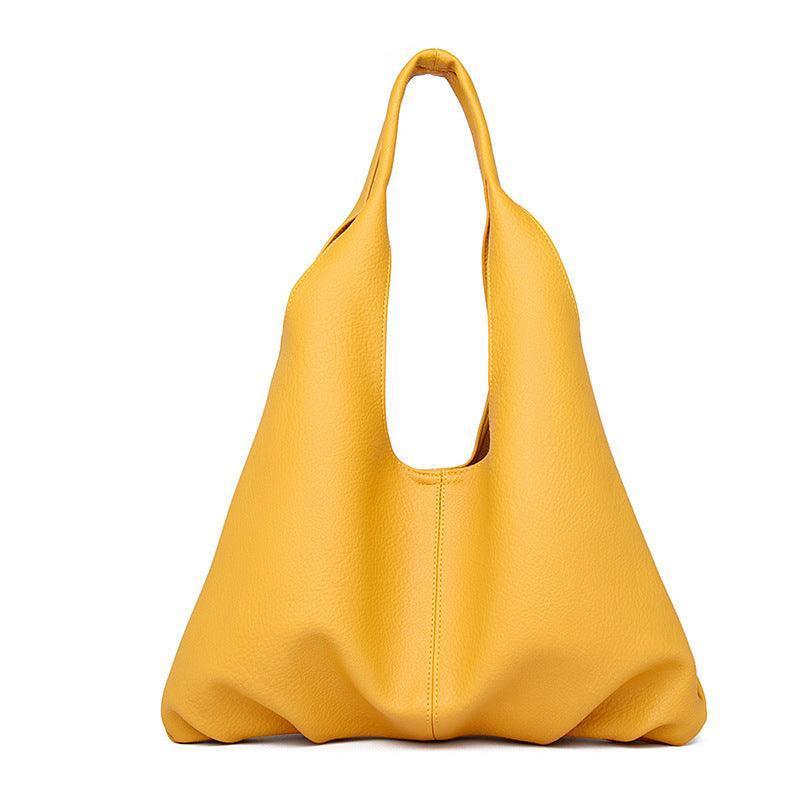 Best Casual Faux Leather Underarm Shoulder Bag - Glooosy Store