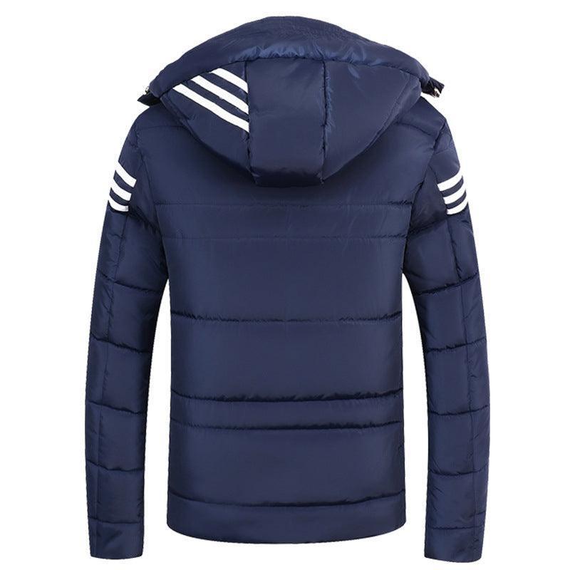 Unisex Thickened Padded Detachable Hoodie Winter Jacket - Glooosy Store