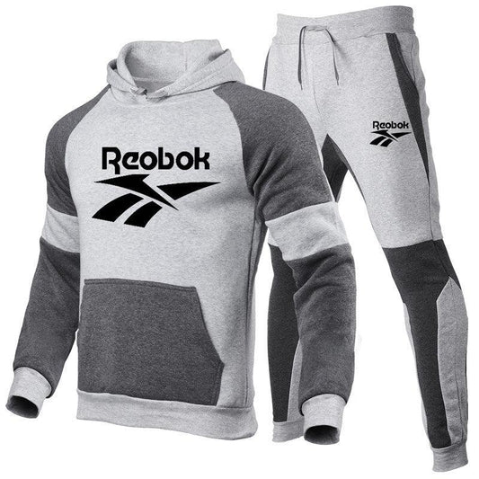 Trendy Unisex Printed Hoodie Sports Suit Set - Glooosy Store