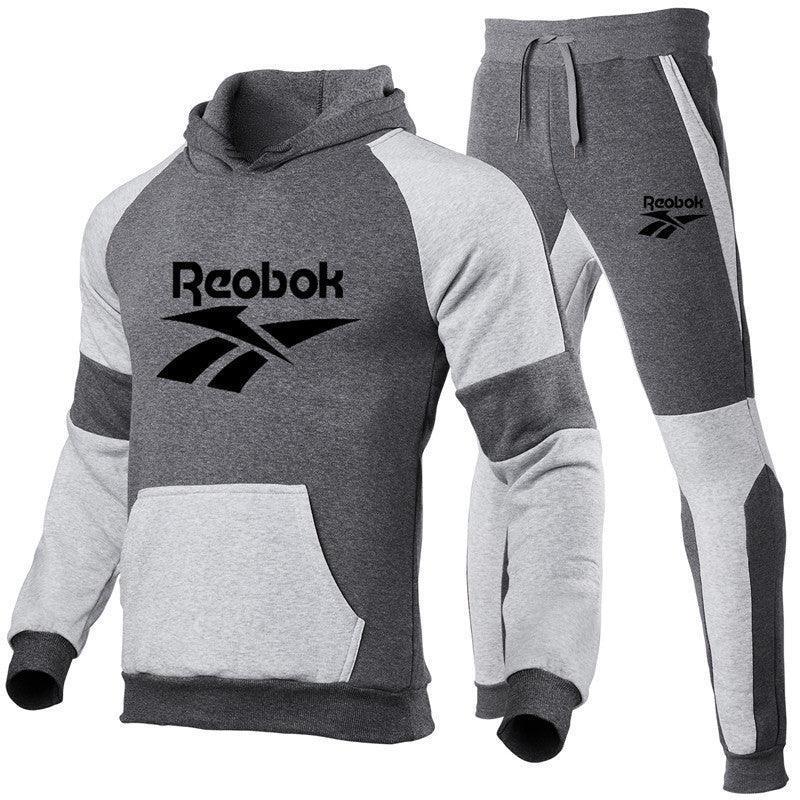 Trendy Unisex Printed Hoodie Sports Suit Set - Glooosy Store