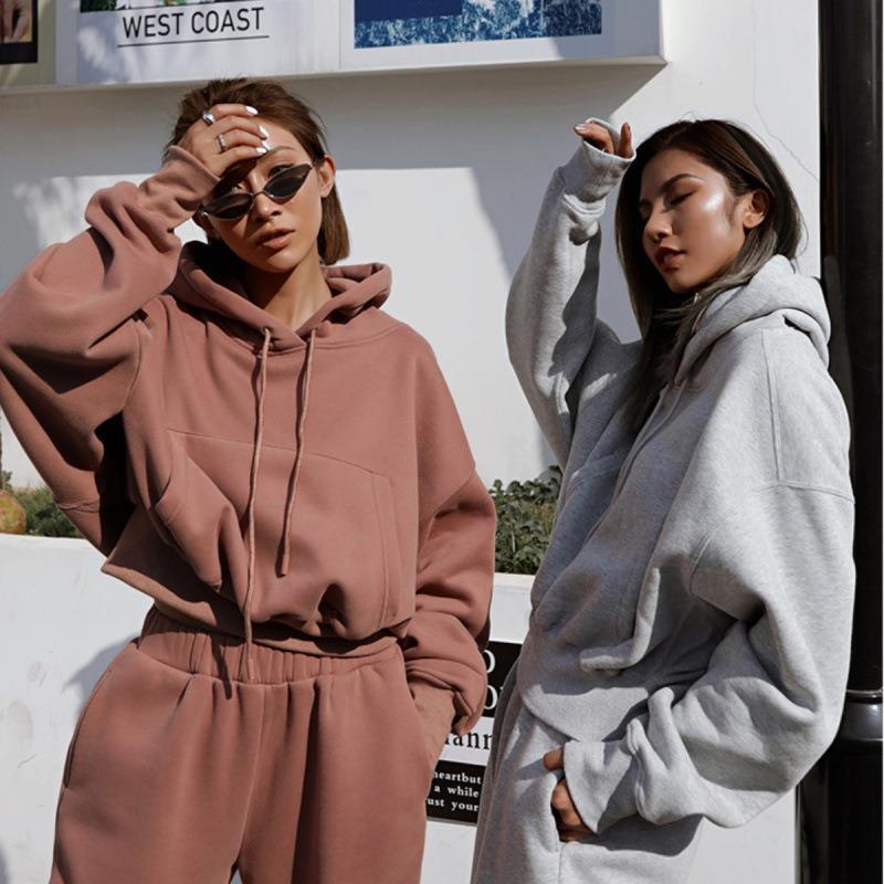 Women New Casual Hoodie Sports Suit - Glooosy Store