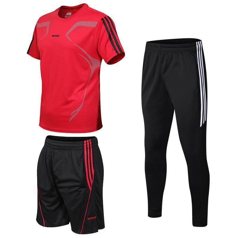 3 Piece Sports Suit T-Shirt For Men - Glooosy Store