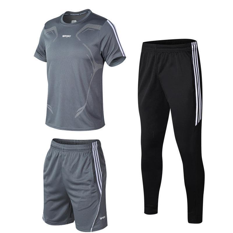3 Piece Sports Suit T-Shirt For Men - Glooosy Store