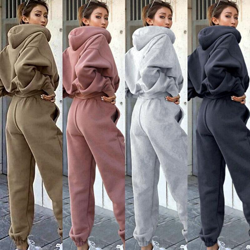 Women New Casual Hoodie Sports Suit - Glooosy Store