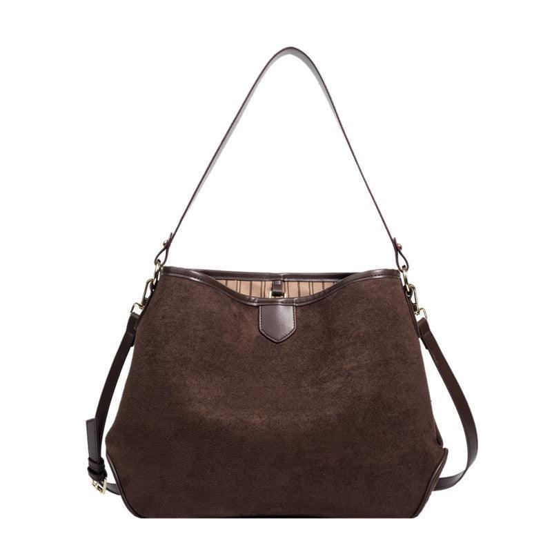 Matte Soft Leather Tote Shoulder Bag - Glooosy Store