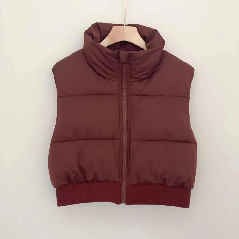 Women's Fashion Casual Padded Short Jacket Vest