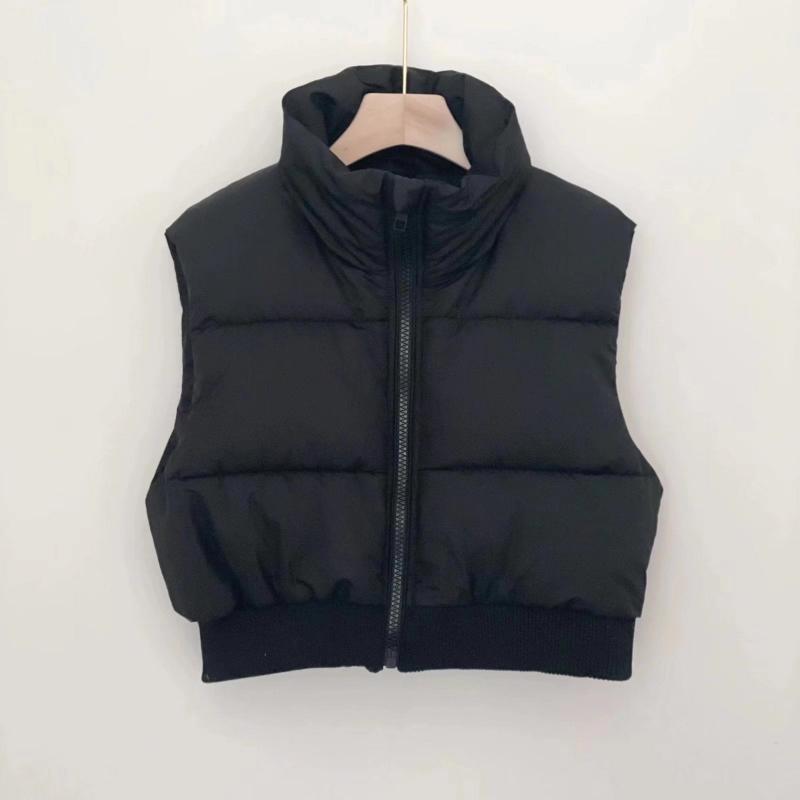 Women's Fashion Casual Padded Short Jacket Vest