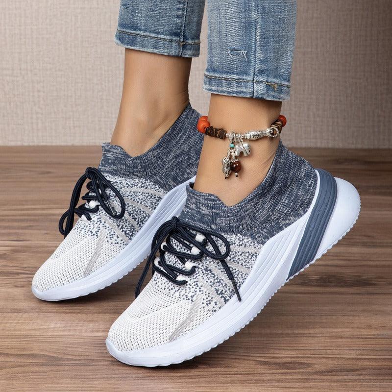 Women Breathable Mesh Running Walking Casual Sneakers - Glooosy Store