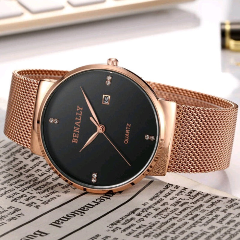 Minimalist Men Ultra Thin Quartz Watch