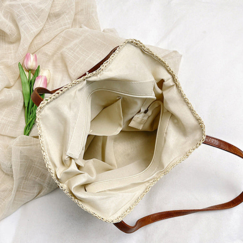 Large beach tote bag for women
