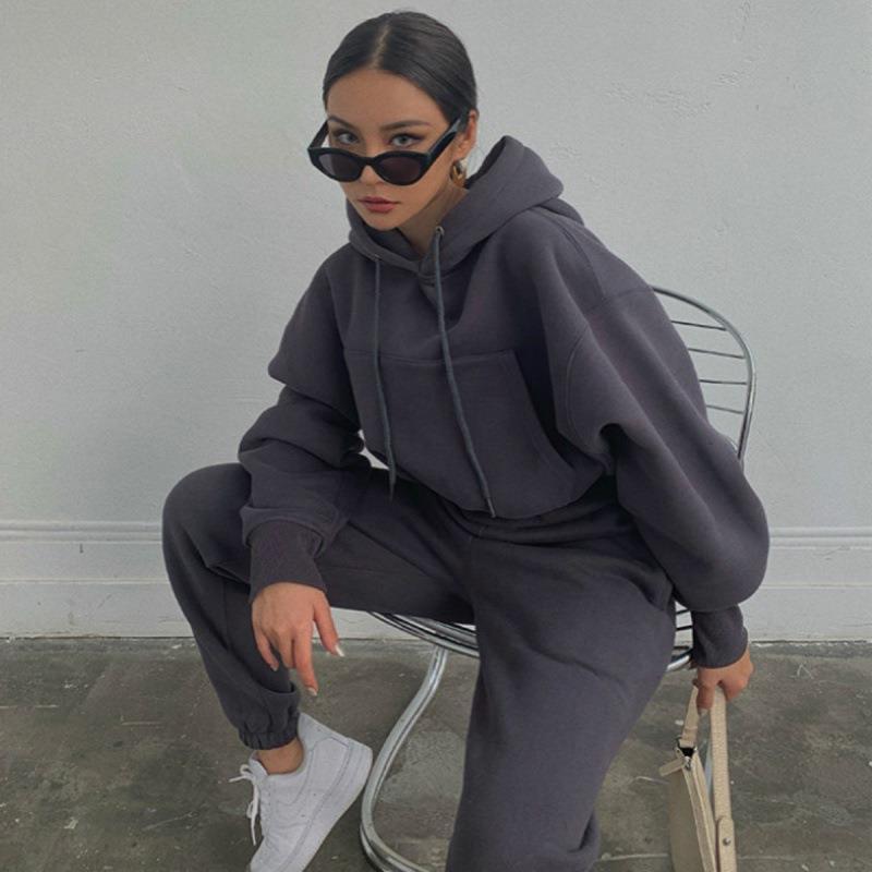 Women New Casual Hoodie Sports Suit - Glooosy Store