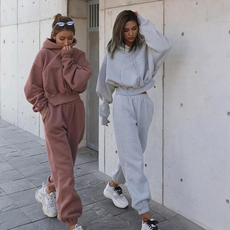 Women New Casual Hoodie Sports Suit - Glooosy Store