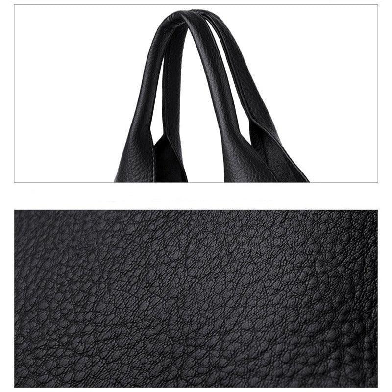 Women's casual faux leather shoulder bag