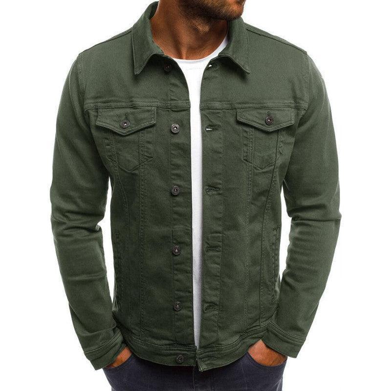 Casual Men Denim Shirt Jacket - Glooosy Store
