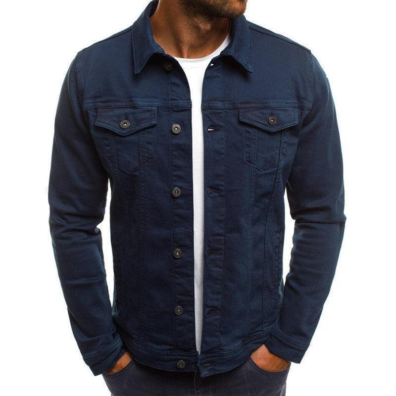 Casual Men Denim Shirt Jacket - Glooosy Store