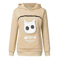Cat Lovers Pocket Carrier Hoodie Sweatshirt - Glooosy Store
