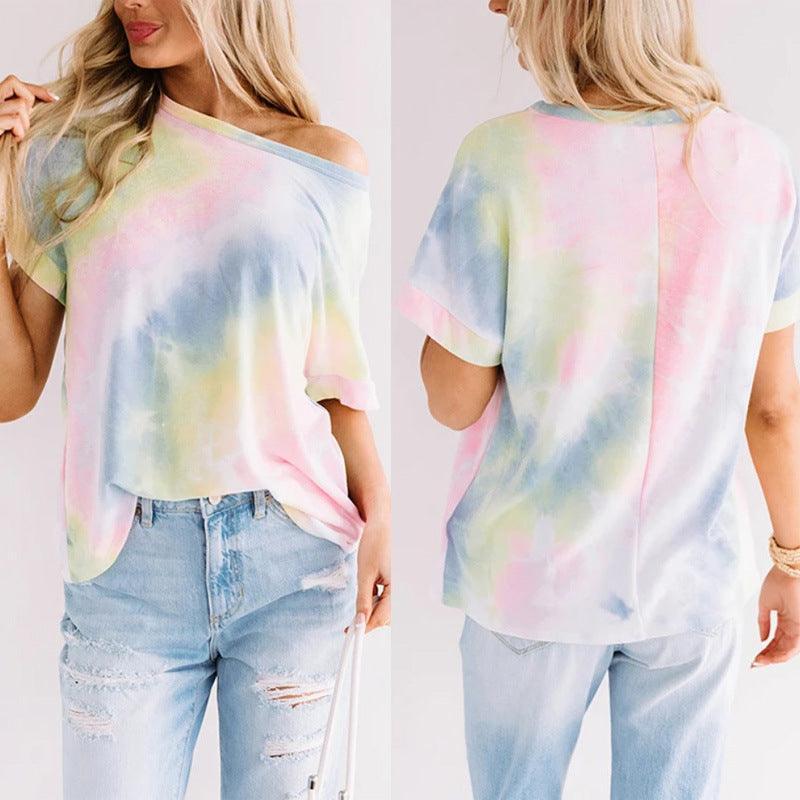 Women's rainbow gradient T-shirt