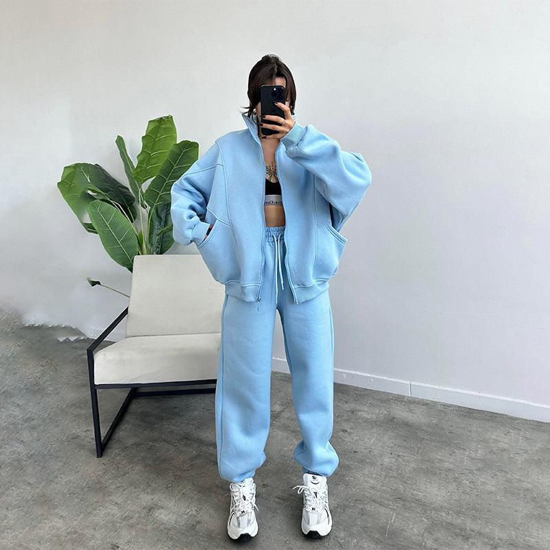 Women's cardigan and jogger set