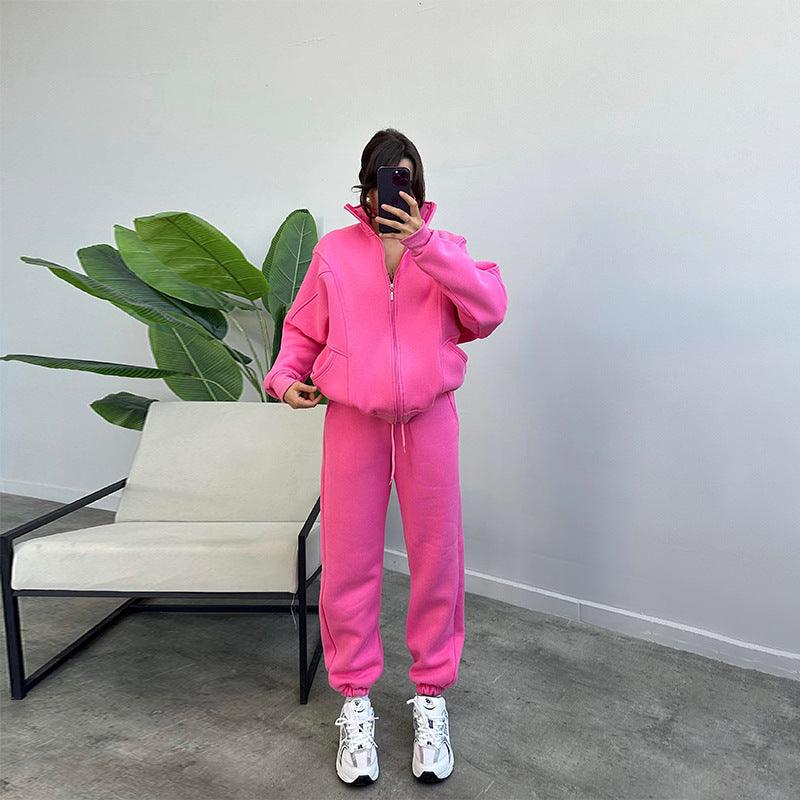 Women's cardigan and jogger set