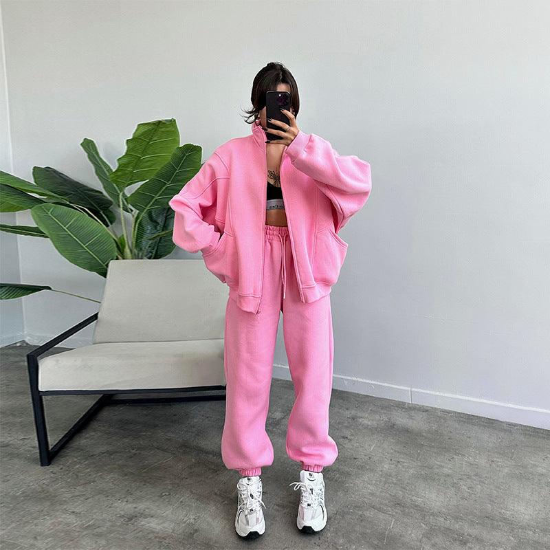 Women's cardigan and jogger set