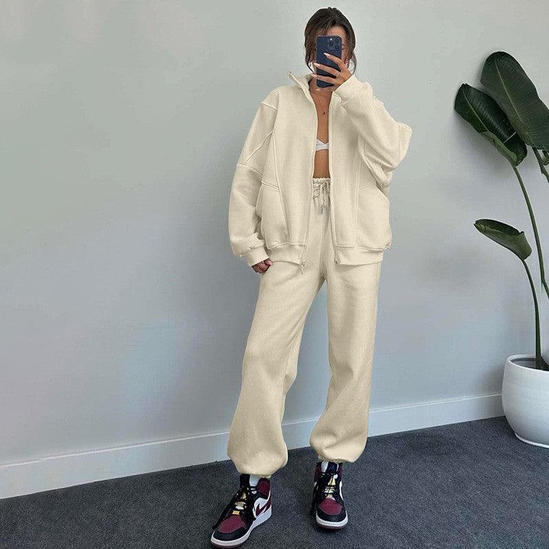 Women's cardigan and jogger set