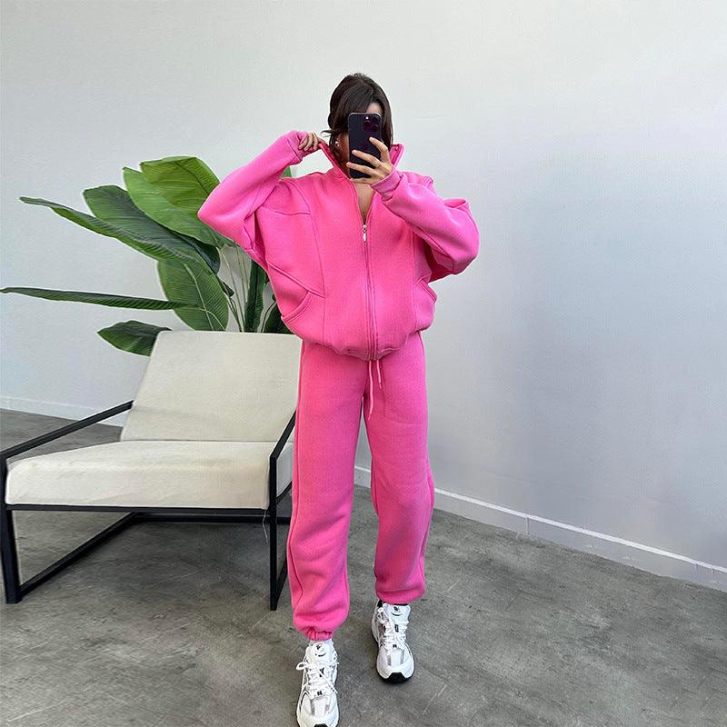 Women's cardigan and jogger set