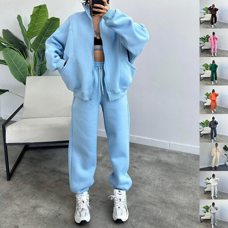 Women's cardigan and jogger set