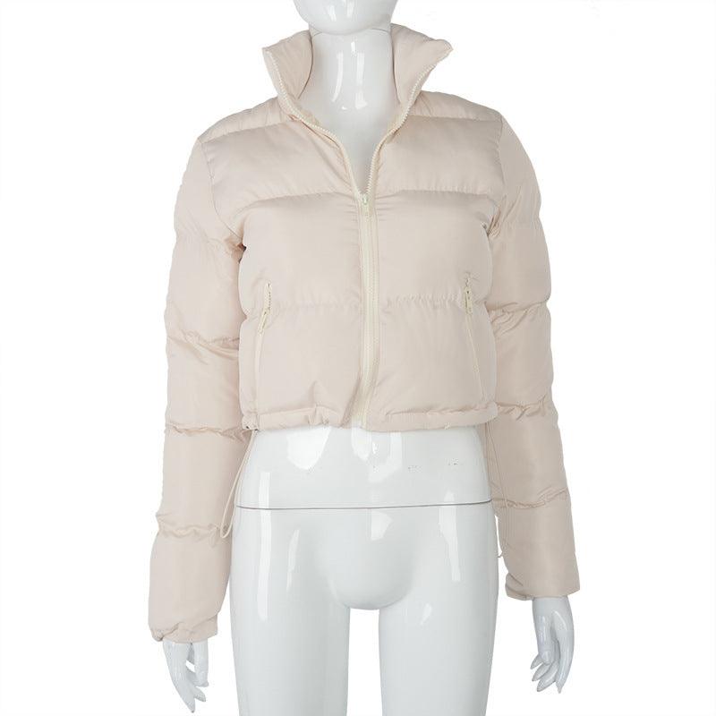 Women's short padded winter jacket