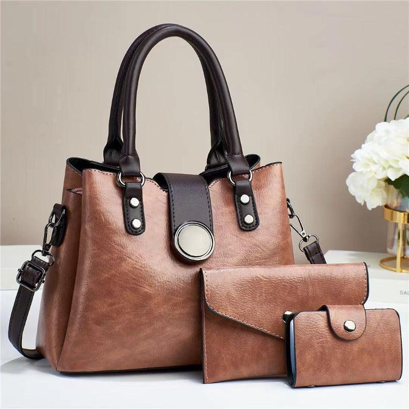 Elegant handbag and wallet gift set