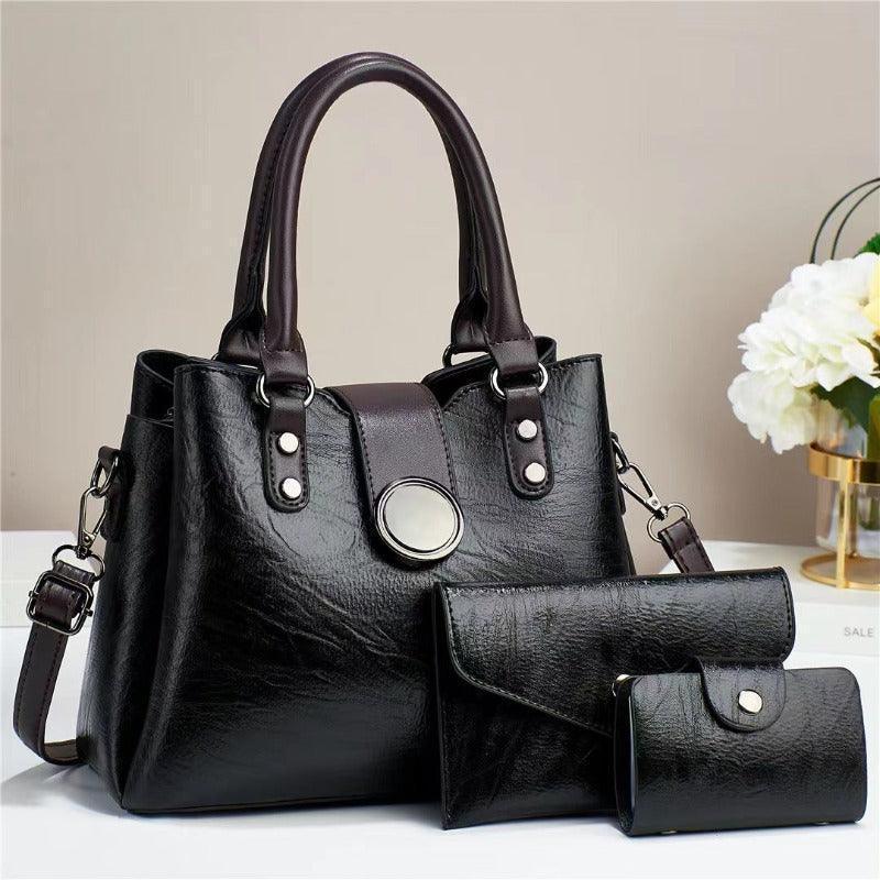 Elegant handbag and wallet gift set