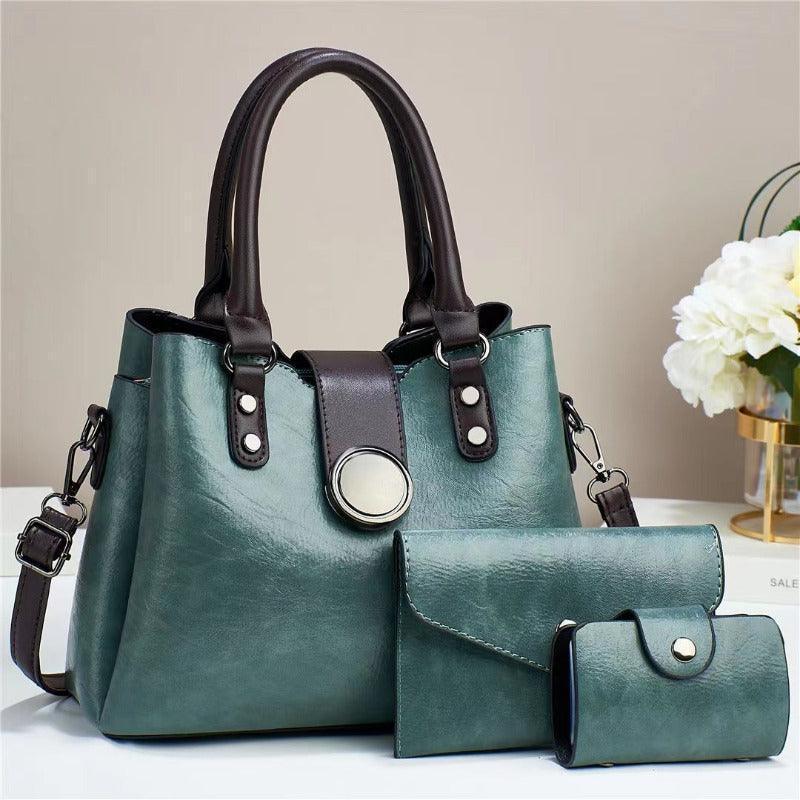 Elegant handbag and wallet gift set