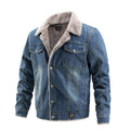 Men's winter denim jacket