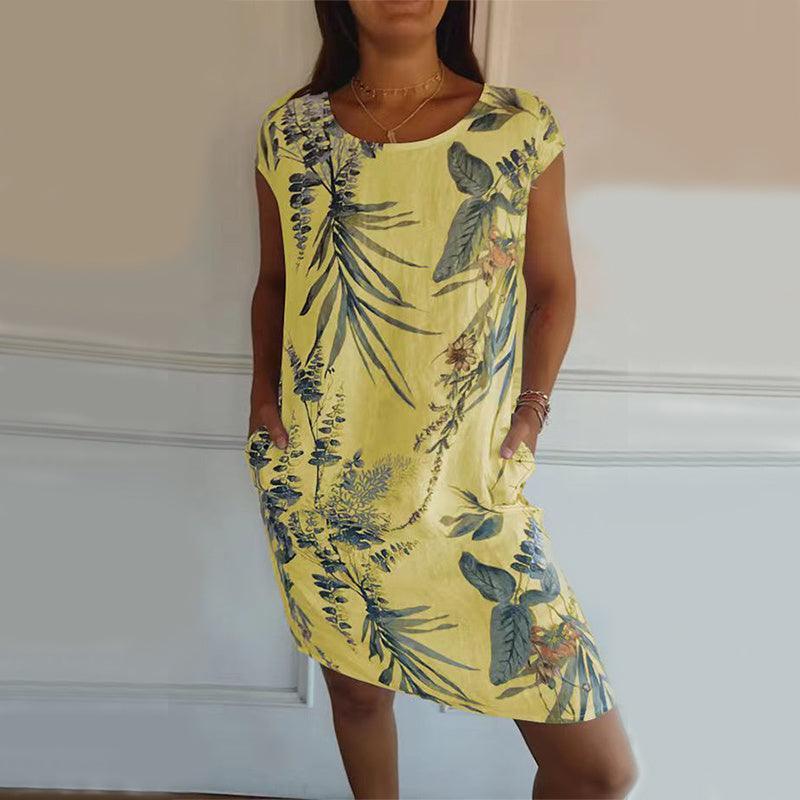 Women's floral print summer dress