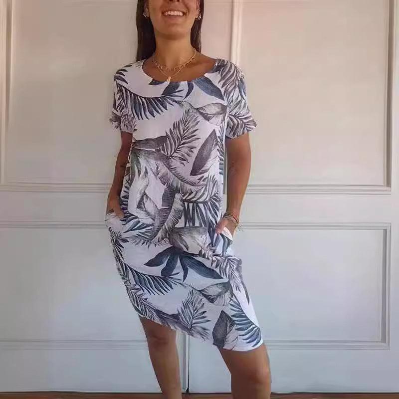 Women's floral print summer dress
