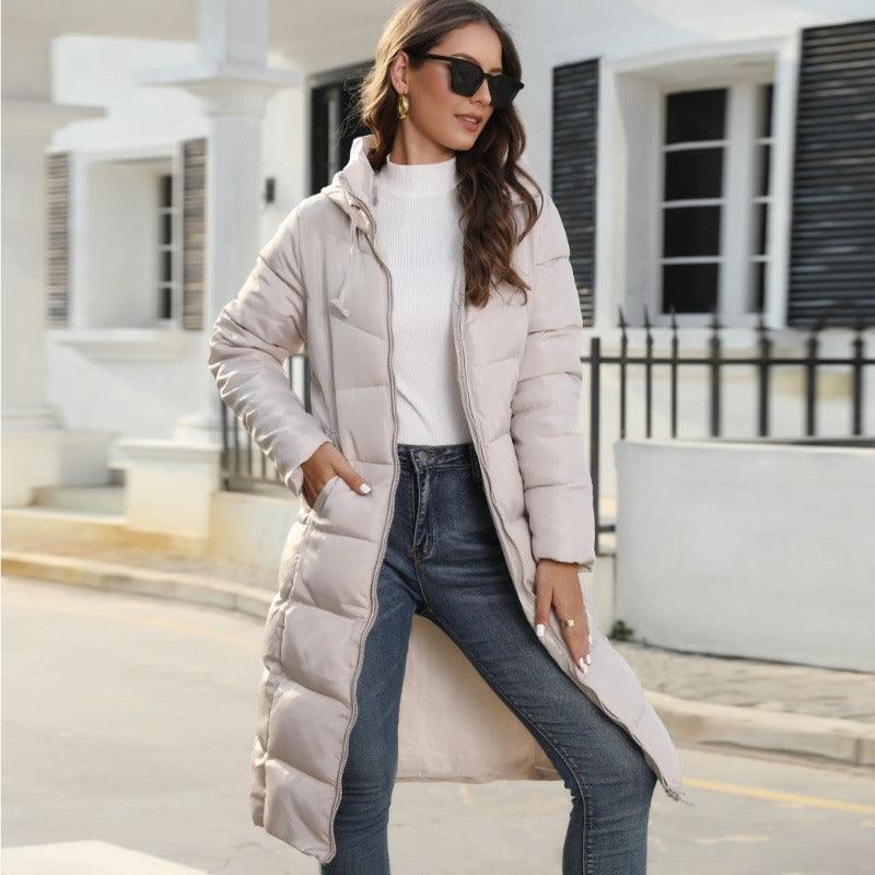 Hooded Cotton Padded Women Winter Jacket - Glooosy Store