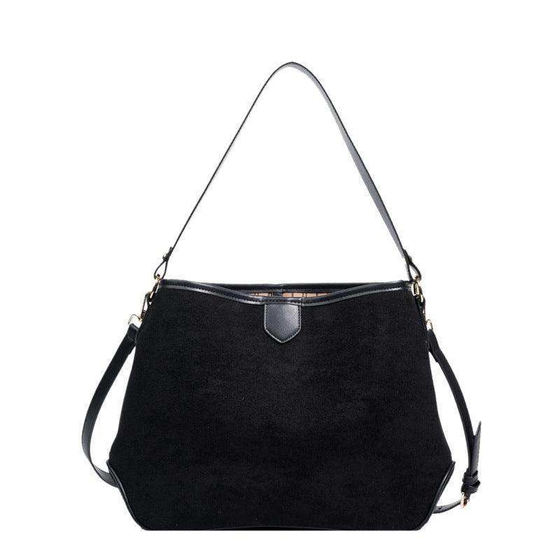 Women's matte faux leather tote bag