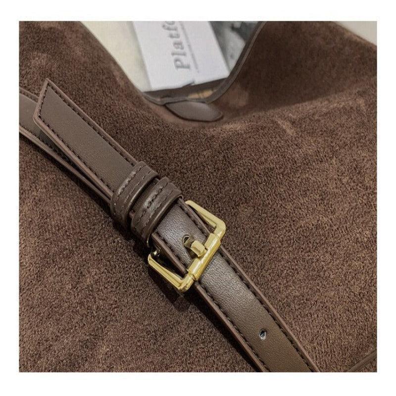 Women's matte faux leather tote bag