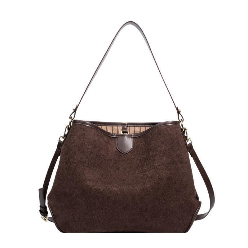 Women's matte faux leather tote bag