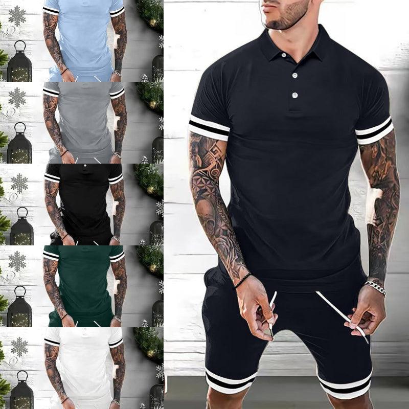 Men's summer polo T-shirt