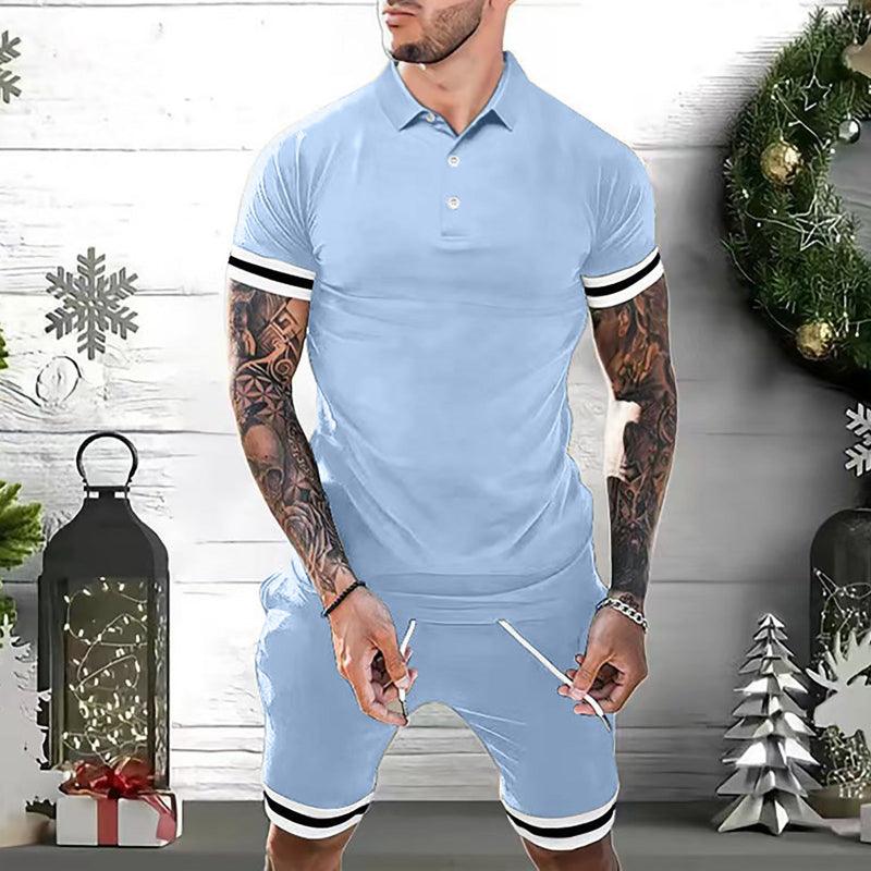Men's summer polo T-shirt