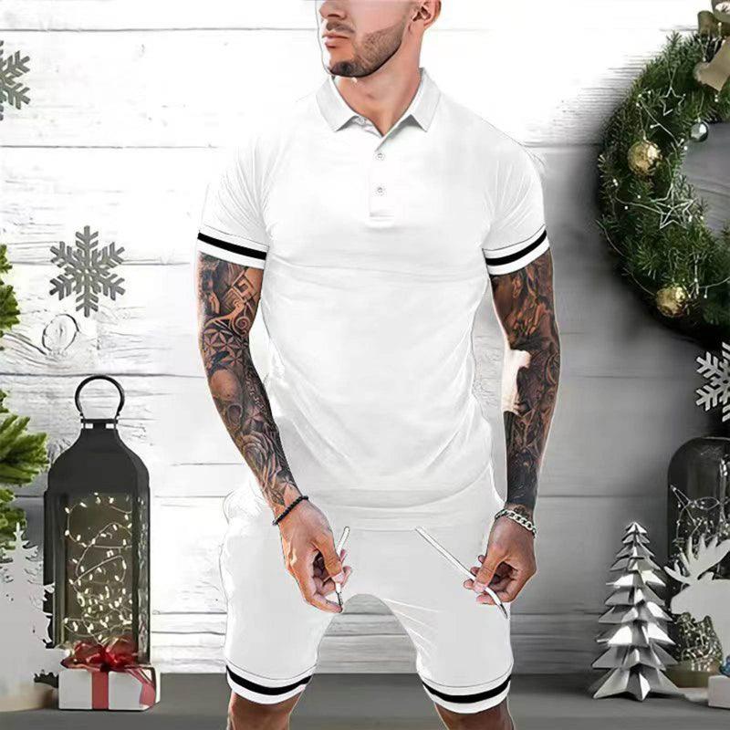 Men's summer polo T-shirt