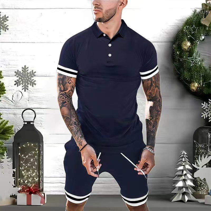 Men's summer polo T-shirt