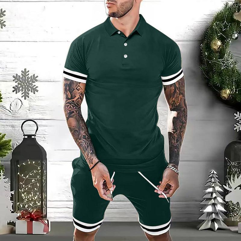 Men's summer polo T-shirt