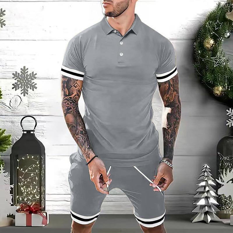 Men's summer polo T-shirt