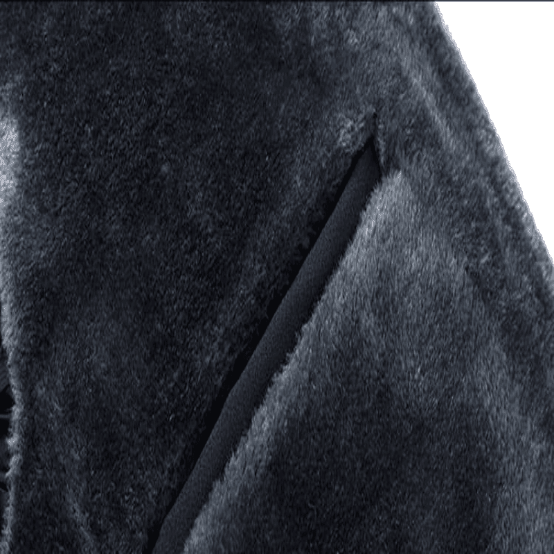 Men's lapel padded velvet jacket