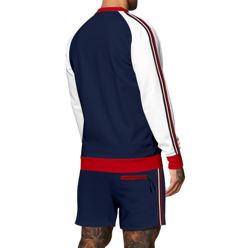 Men's sport shorts tracksuit set