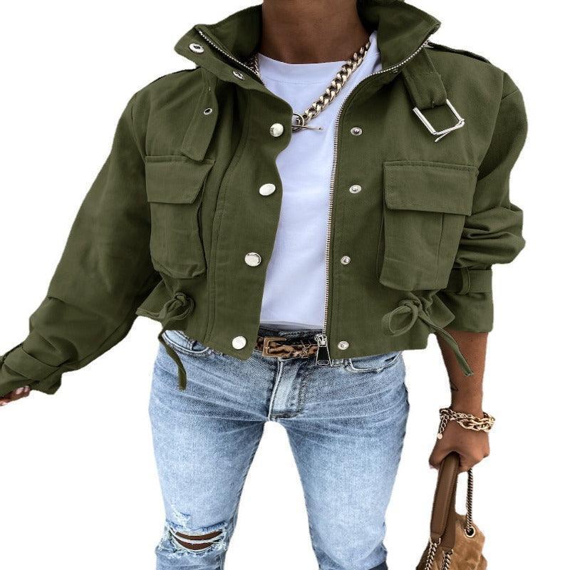 Women's military-inspired jacket