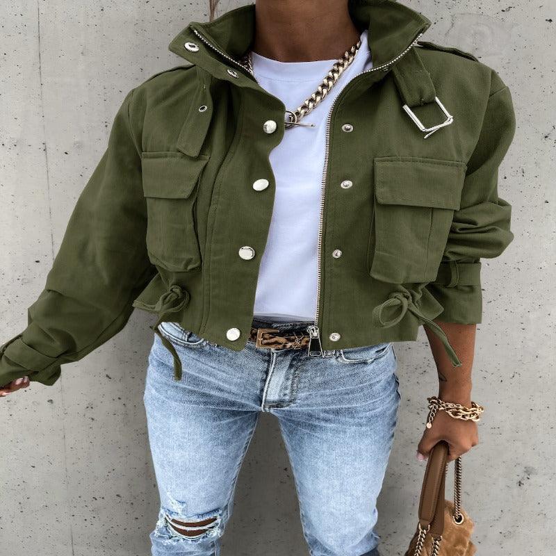 Women's military-inspired jacket